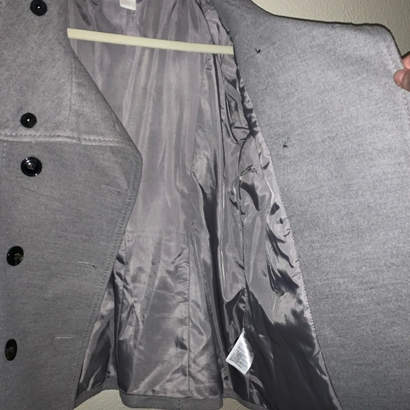 Grey pea coat - Picture 6 of 10